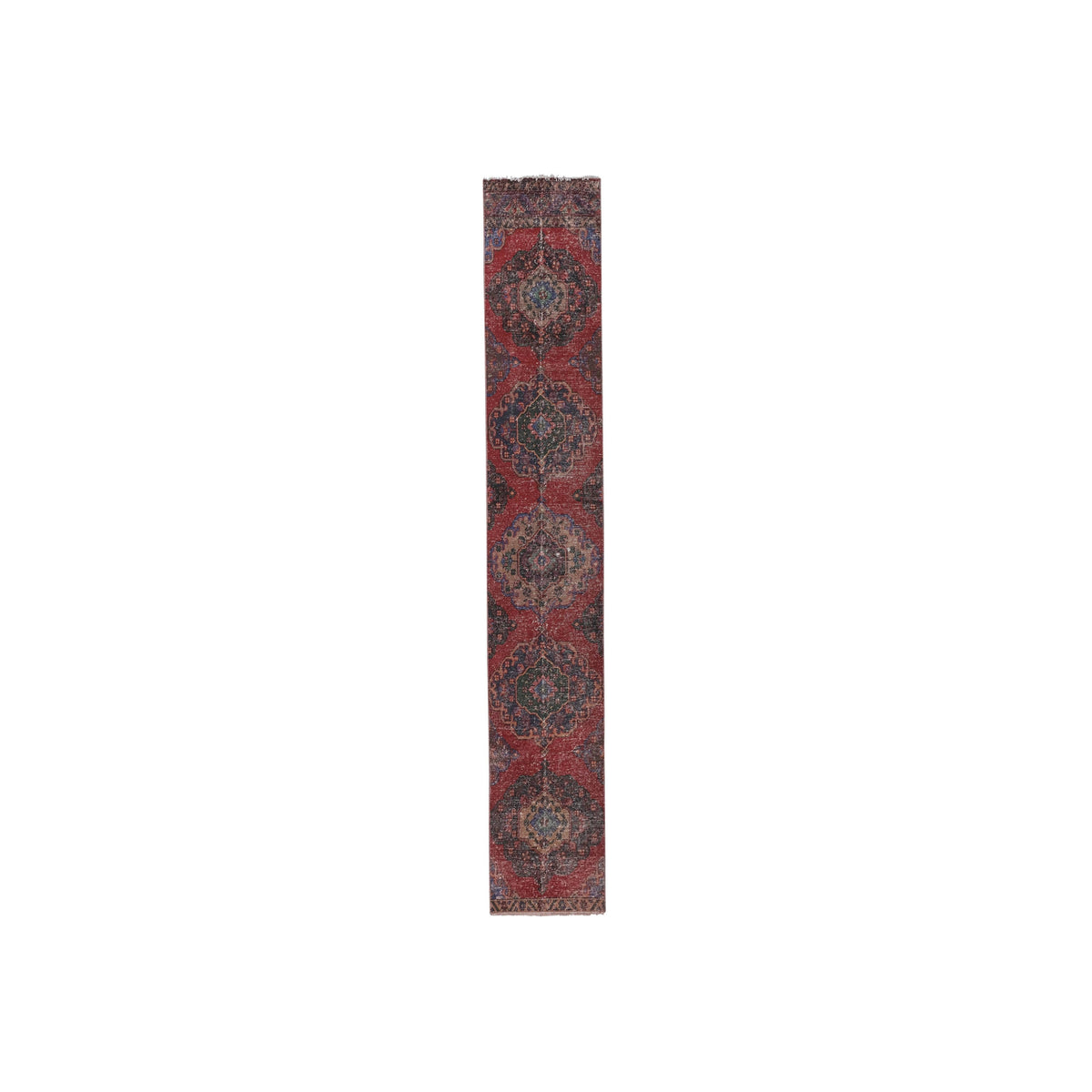 Vintage Türk Halı Yolluk 63 x 370 cm