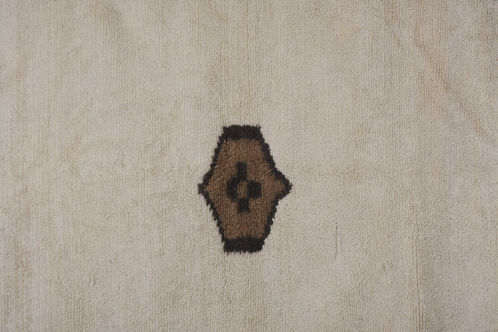 Vintage Türk Damalı Tulu Halı 142 x 213 cm