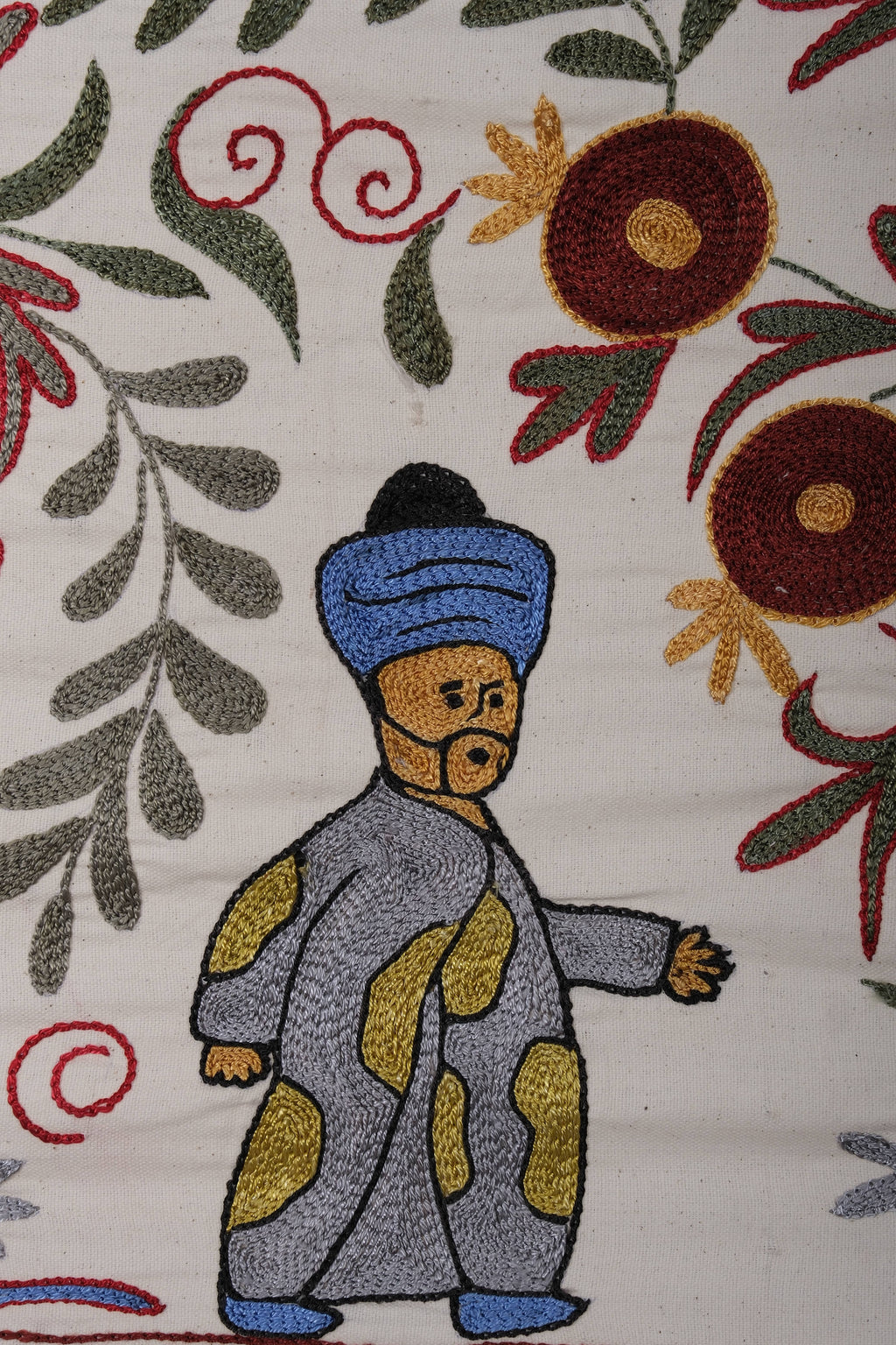 El İşlemesi Suzani Yolluk 50 x 185 cm