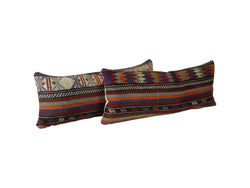 Kilim Kırlent Kılıfı 2'li Set 38 x 100 cm