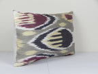 İpek Ikat Kadife Kırlent Kılıfı 30 x 50 cm