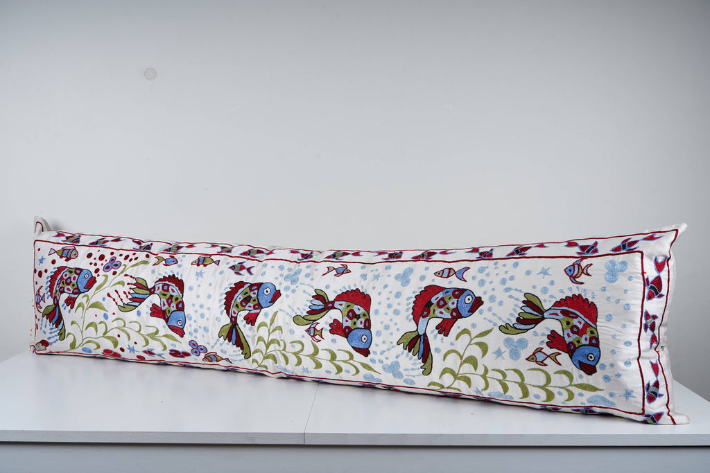 Suzani Kırlent Kılıfı 45 x 185 cm