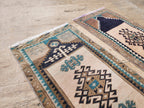 Vintage Türk Yastık Halı 2'li Set 50 x 97 cm