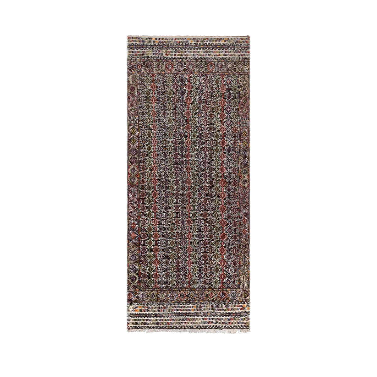 Vintage Anadolu Kilim 141 x 356 cm