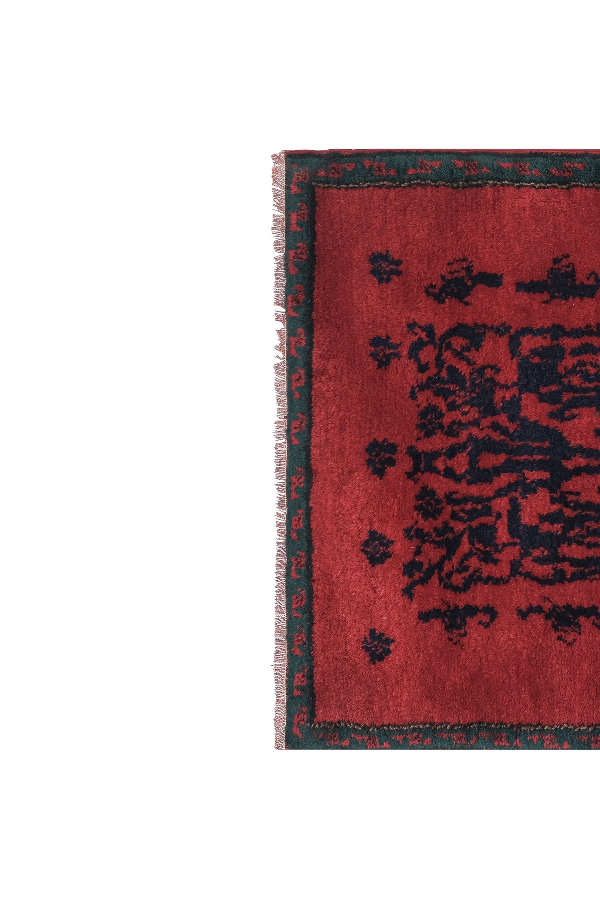 Vintage Türk Tulu Halı 105 x 139 cm