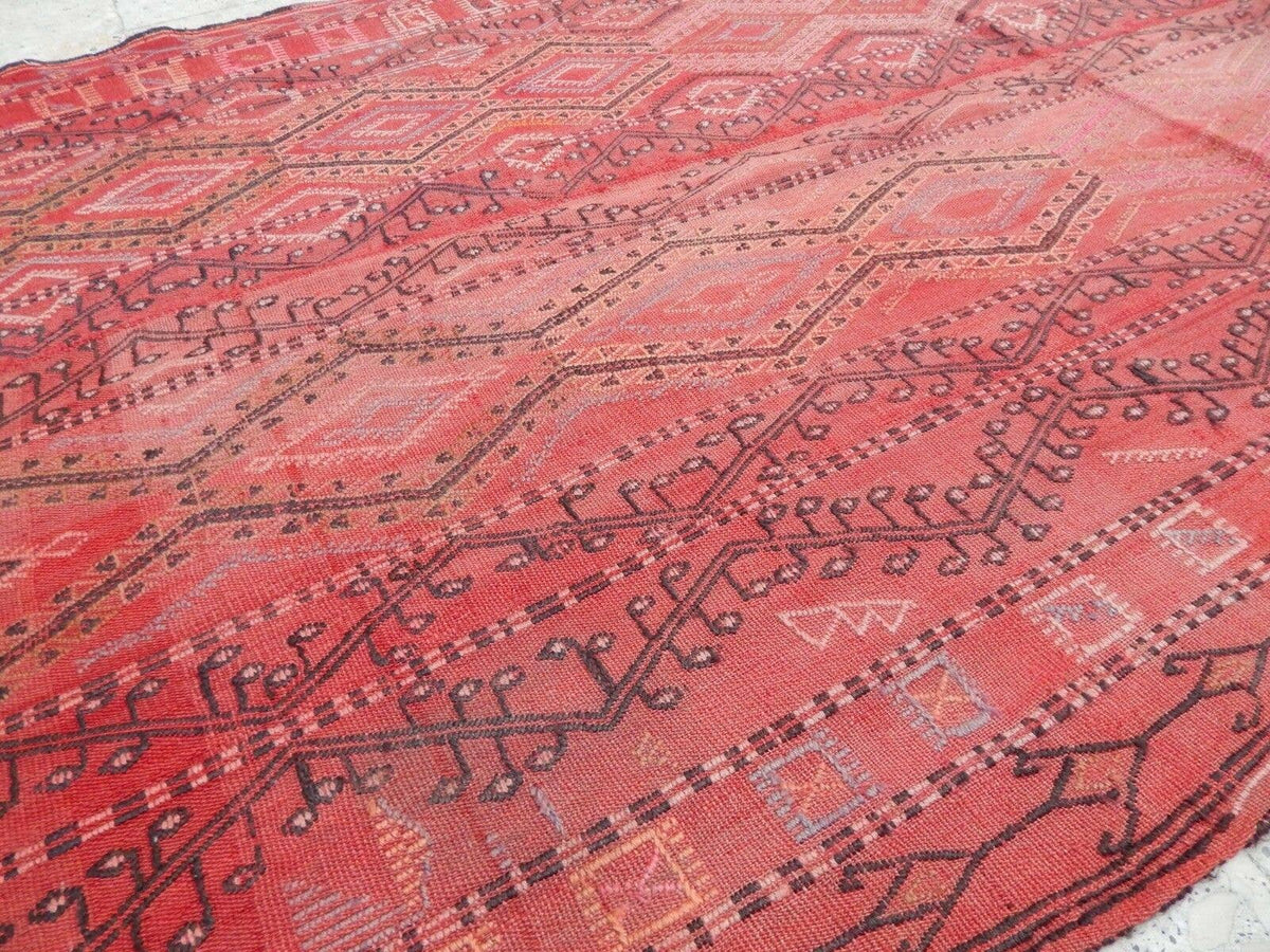 Vintage Konya Kilim Yolluk 116 x 353 cm