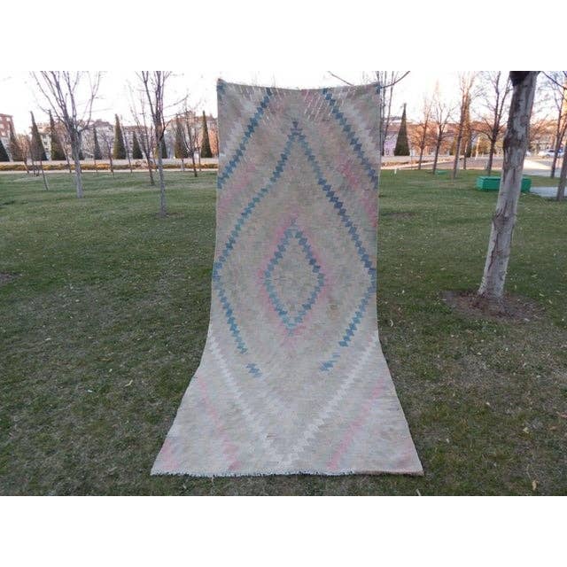 Vintage Kilim Yolluk 125 x 300 cm