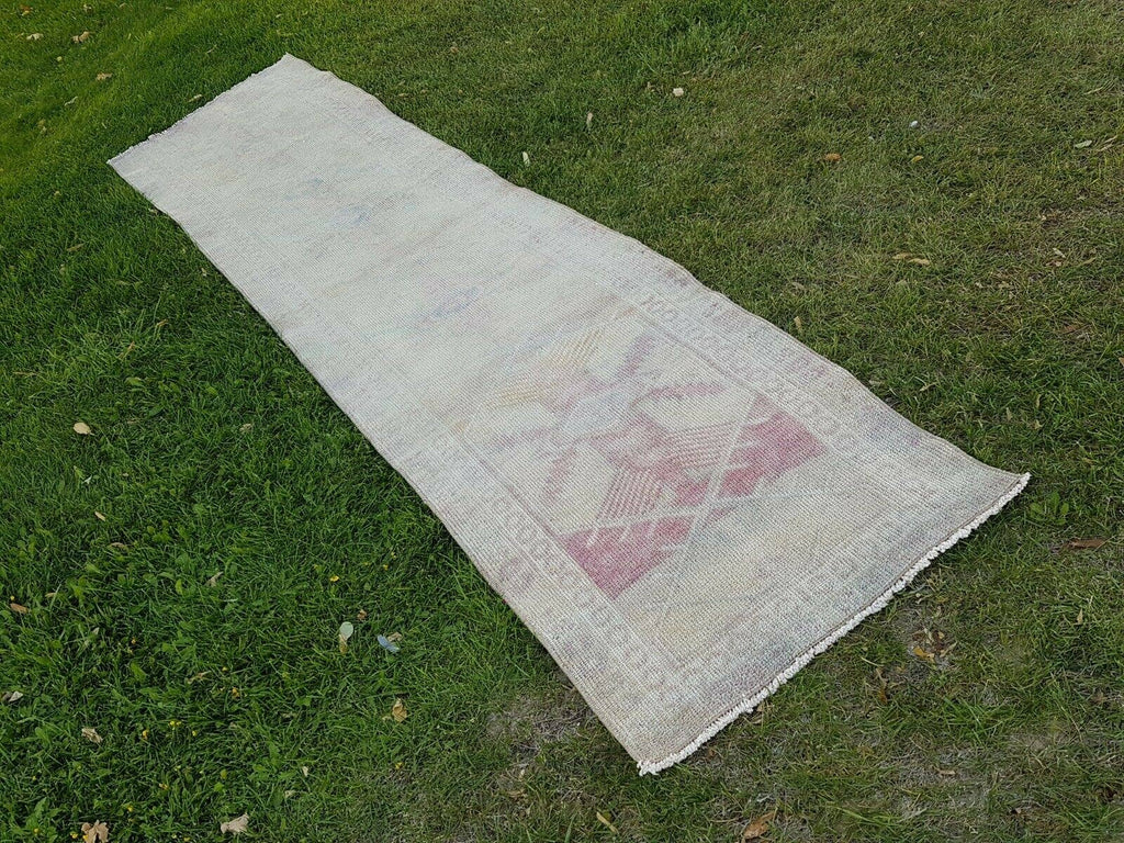 Vintage Herki Halı Yolluk 87 x 370 cm