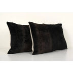 İpek Ikat Kadife Kırlent Kılıfı 2'li Set 40 x 60 cm