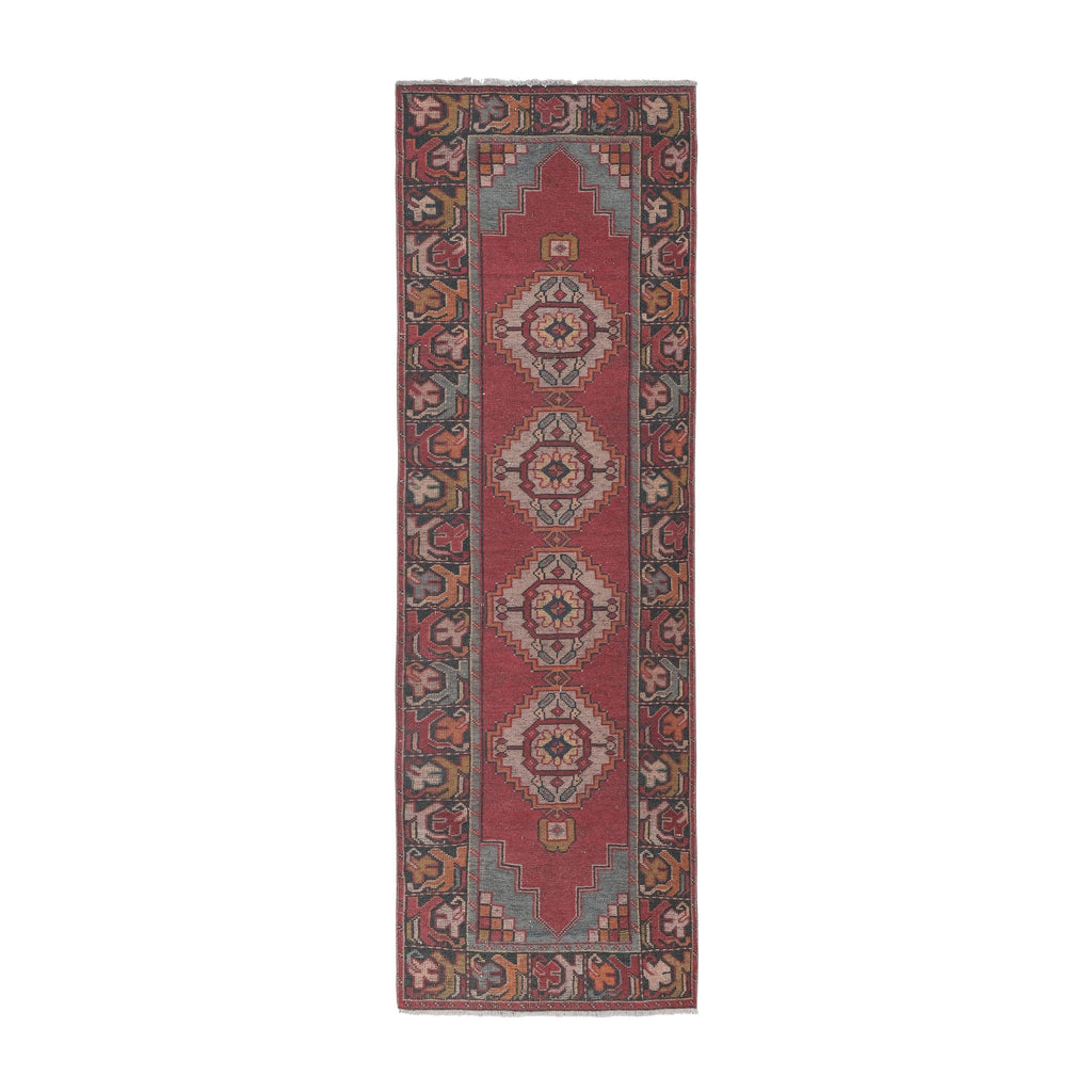 Vintage Türk Halı Yolluk 91 x 285 cm