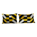 İpek Ikat Kadife Kırlent Kılıfı 2'li Set 40 x 60 cm
