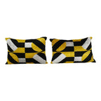 İpek Ikat Kadife Kırlent Kılıfı 2'li Set 40 x 60 cm