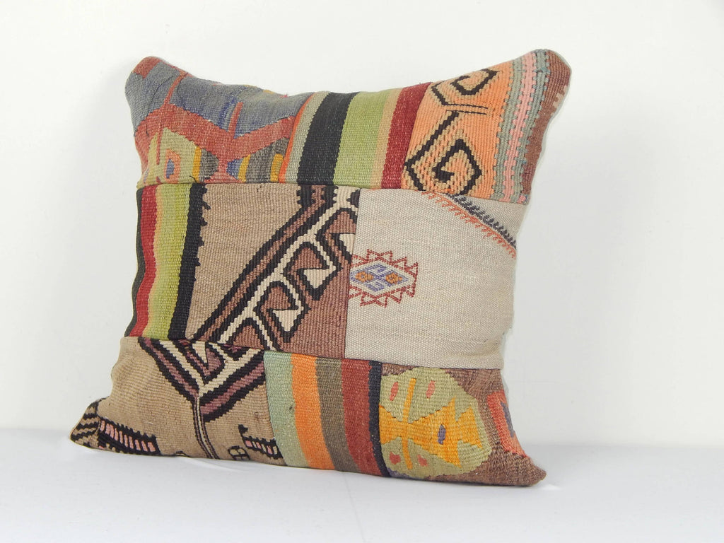 Patchwork Kırlent Kılıfı 50 x 50 cm