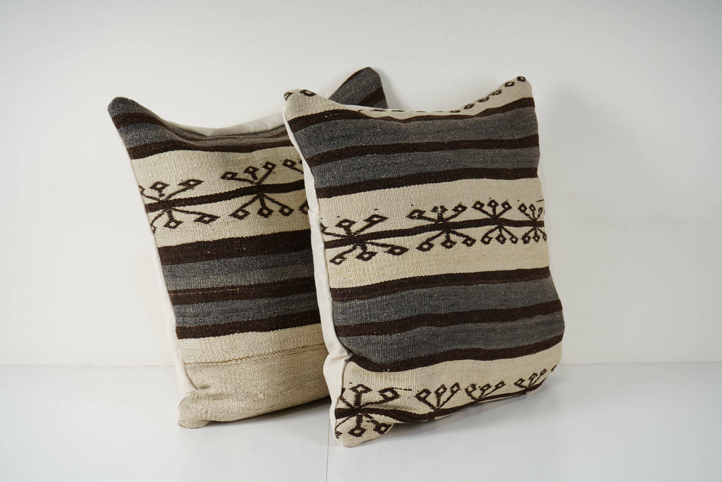 Kilim Kırlent Kılıfı 2'li Set 60 x 60 cm
