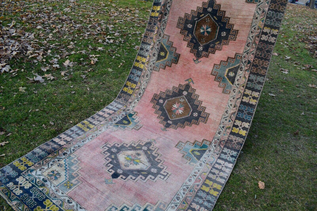 Vintage Kafkas Halı Yolluk 135 x 330 cm