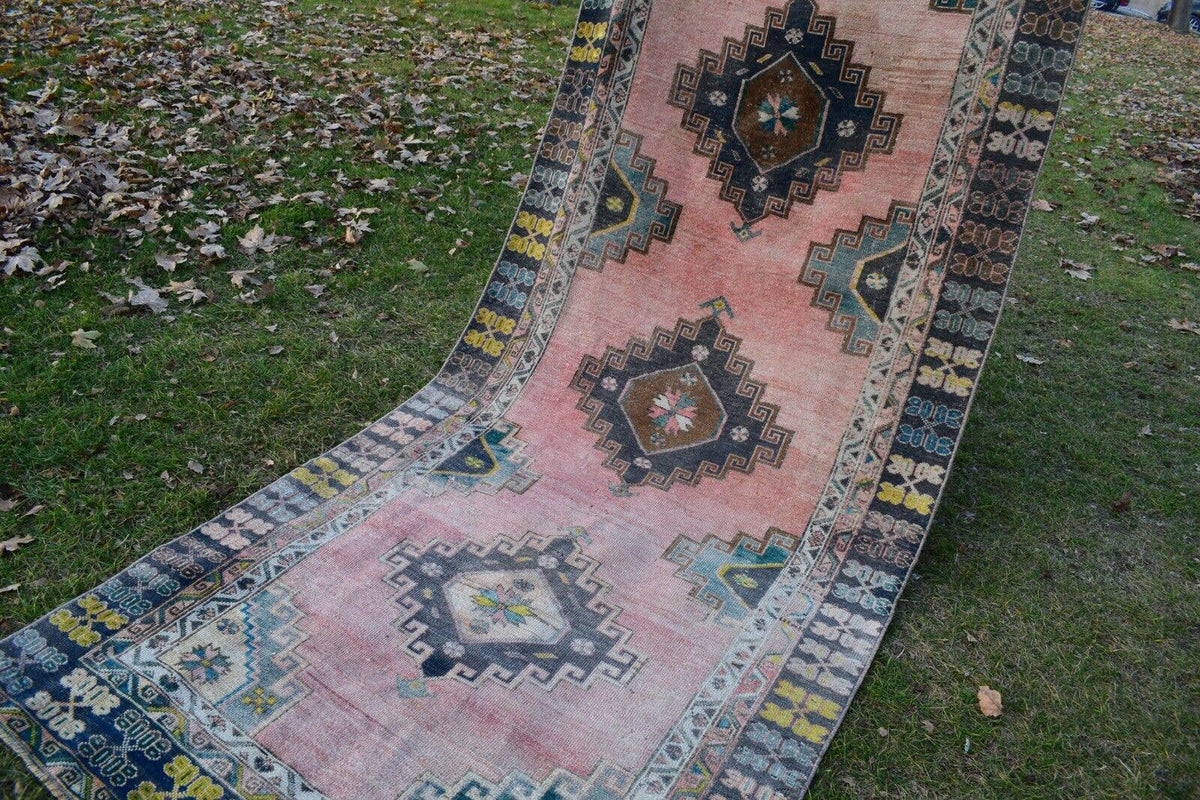 Vintage Kafkas Halı Yolluk 135 x 330 cm