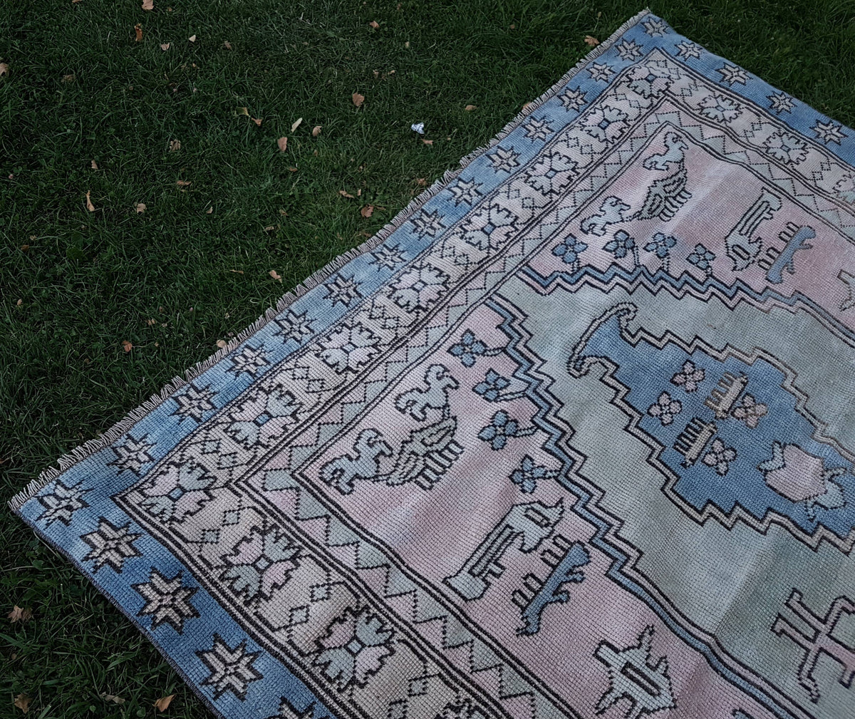 Vintage Uşak Halı 196 x 296 cm