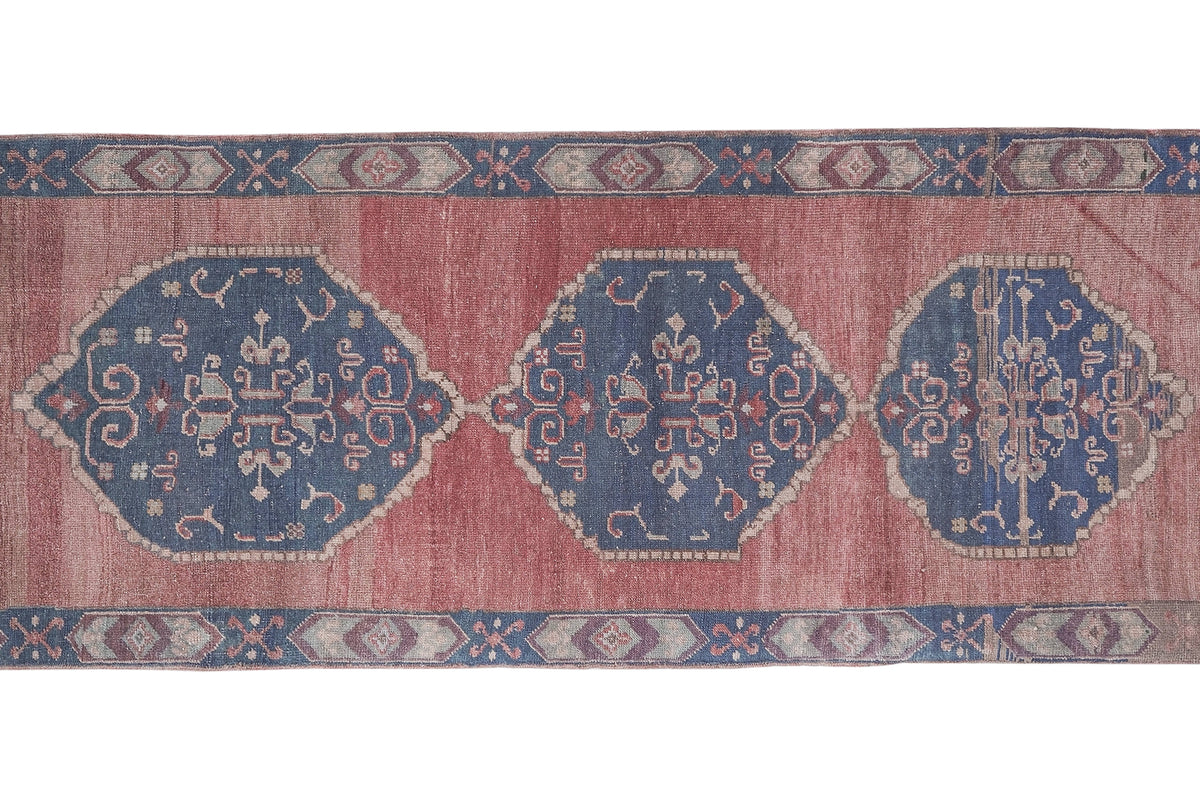 Vintage Türk Halı Yolluk 101 x 262 cm