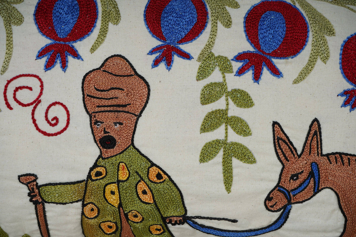 Suzani Kırlent Kılıfı 45 x 85 cm