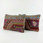 Kilim Kırlent Kılıfı 2'li Set 35 x 50 cm
