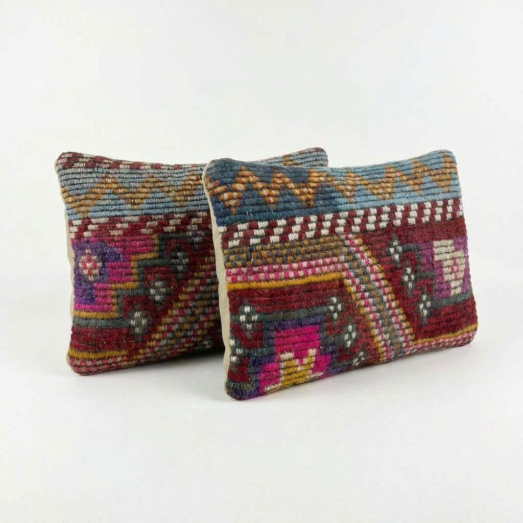 Kilim Kırlent Kılıfı 2'li Set 35 x 50 cm