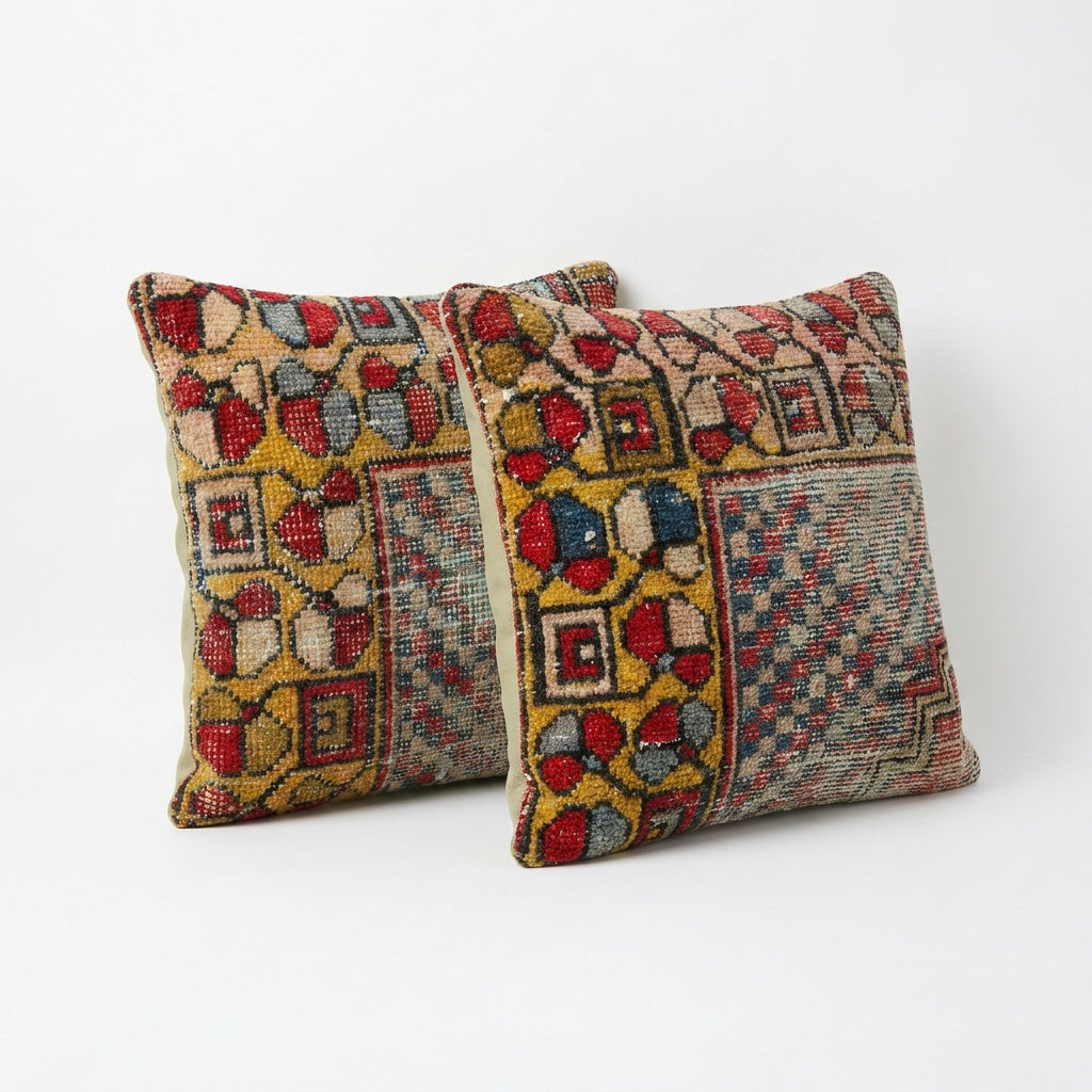 Kilim Kırlent Kılıfı 2'li Set 43 x 45 cm