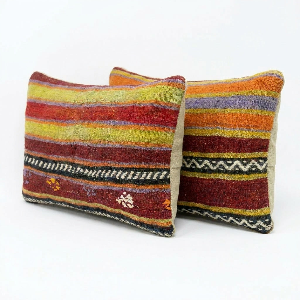 Kilim Kırlent Kılıfı 2'li Set 30 x 50 cm
