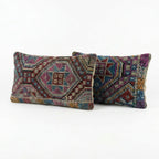 Kilim Kırlent Kılıfı 2'li Set 35 x 52 cm