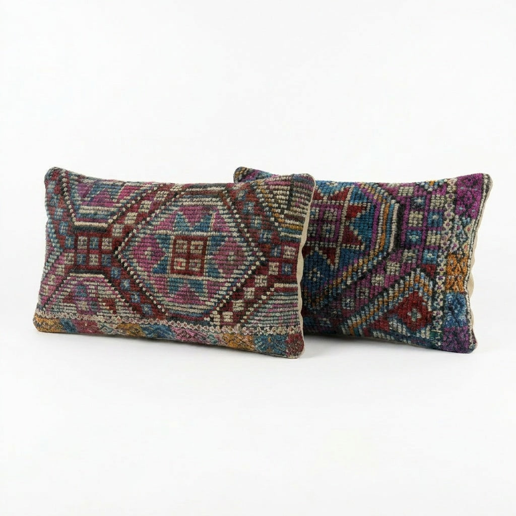 Kilim Kırlent Kılıfı 2'li Set 35 x 52 cm