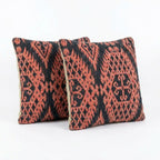 Kilim Kırlent Kılıfı 2'li Set 40 x 40 cm