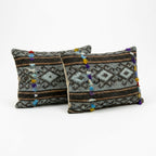 Kilim Kırlent Kılıfı 2'li Set 35 x 50 cm