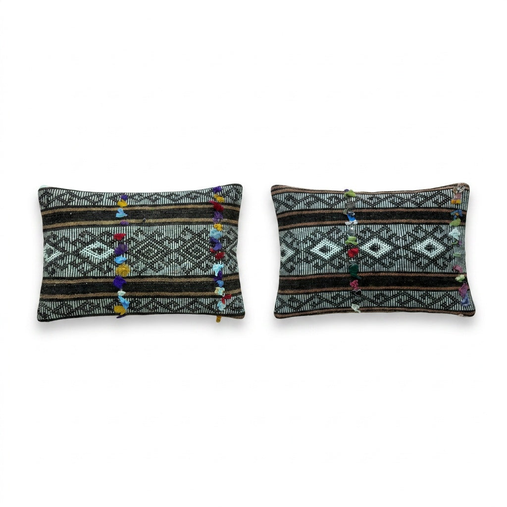 Kilim Kırlent Kılıfı 2'li Set 40 x 60 cm