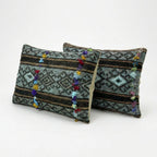 Kilim Kırlent Kılıfı 2'li Set 40 x 60 cm