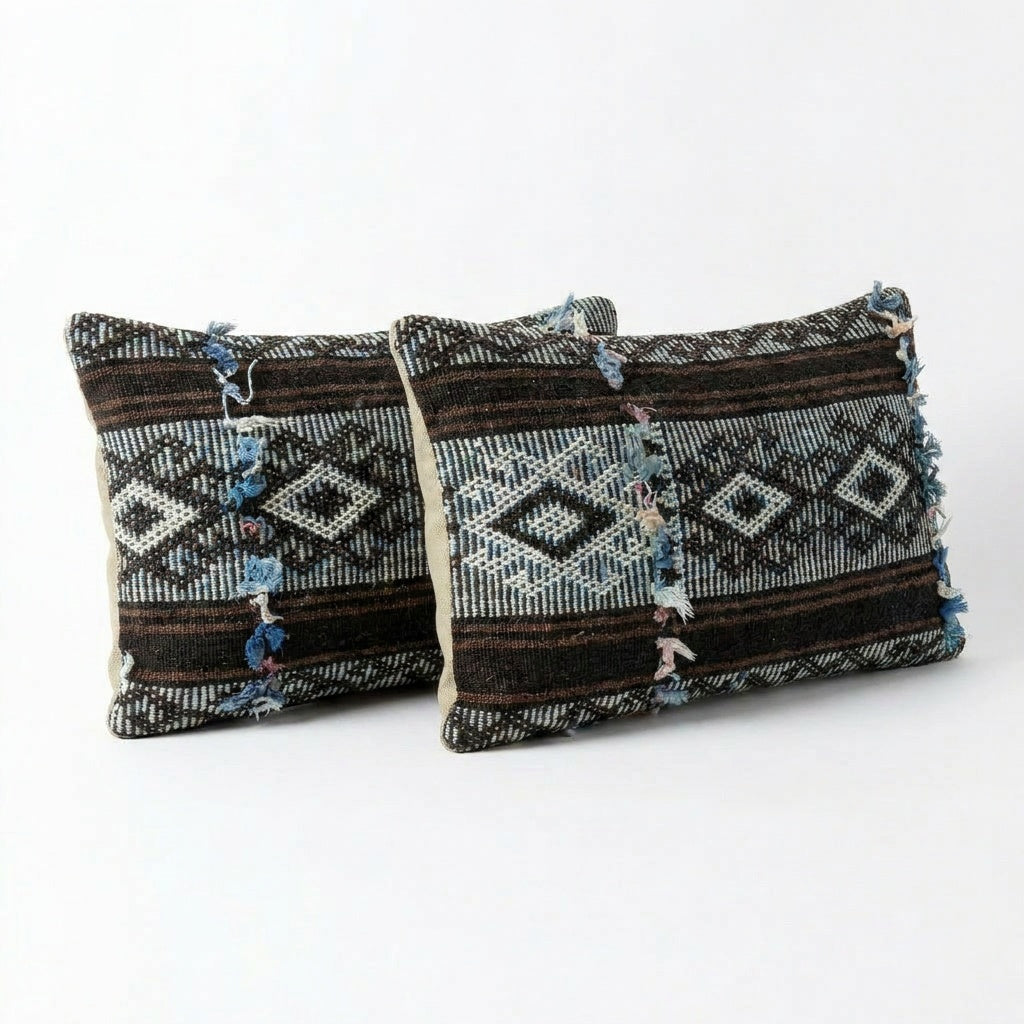 Kilim Kırlent Kılıfı 2'li Set 35 x 50 cm