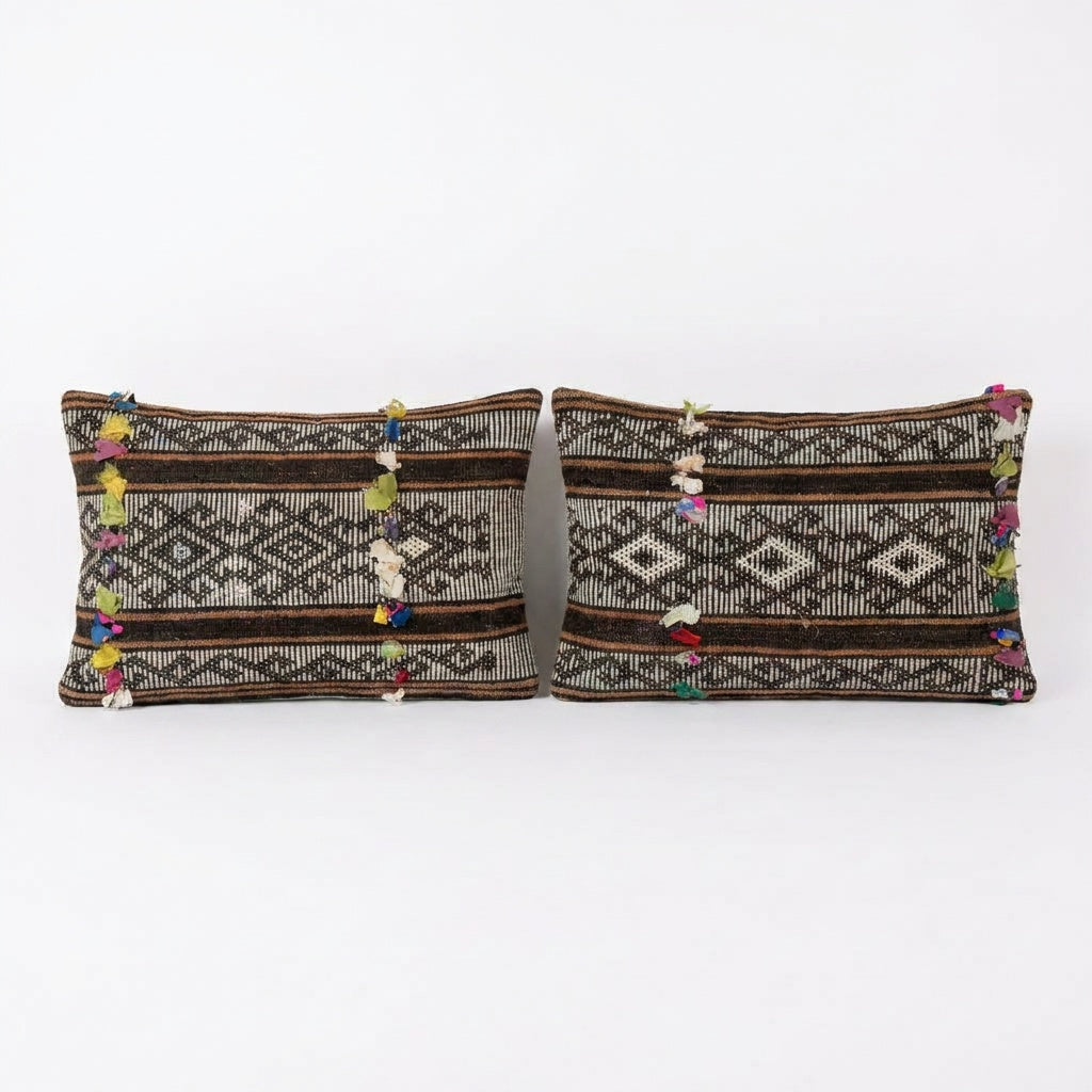 Kilim Kırlent Kılıfı 2'li Set 40 x 60 cm