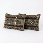 Kilim Kırlent Kılıfı 2'li Set 40 x 60 cm