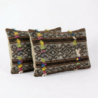 Kilim Kırlent Kılıfı 2'li Set 40 x 60 cm