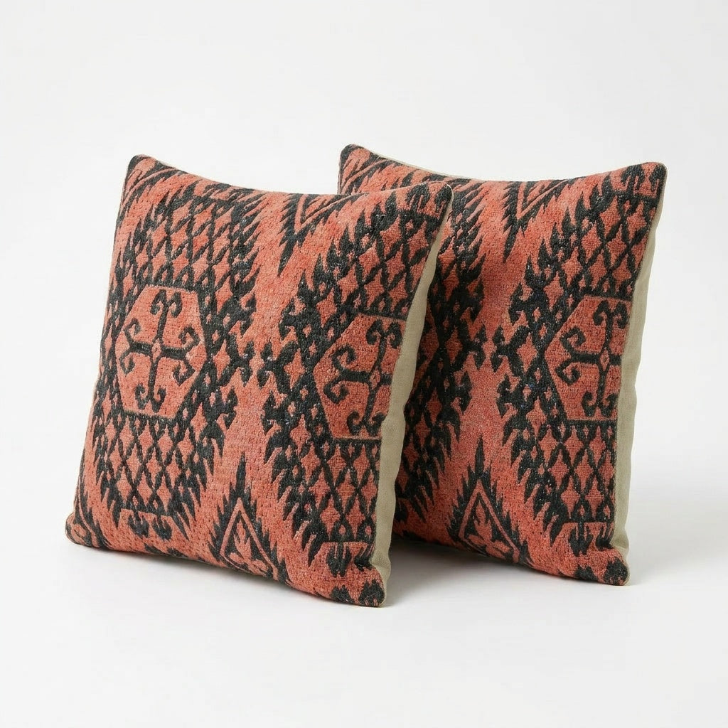 Kilim Kırlent Kılıfı 2'li Set 40 x 40 cm