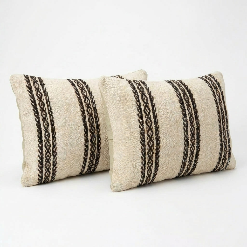 Kilim Kırlent Kılıfı 2'li Set 35 x 50 cm