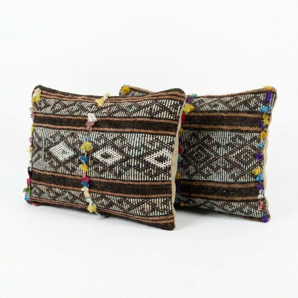 Kilim Kırlent Kılıfı 2'li Set 40 x 60 cm