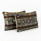 Kilim Kırlent Kılıfı 2'li Set 40 x 60 cm