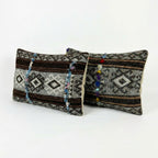 Kilim Kırlent Kılıfı 2'li Set 40 x 60 cm