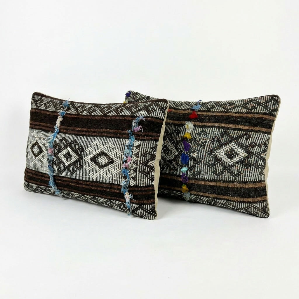 Kilim Kırlent Kılıfı 2'li Set 40 x 60 cm