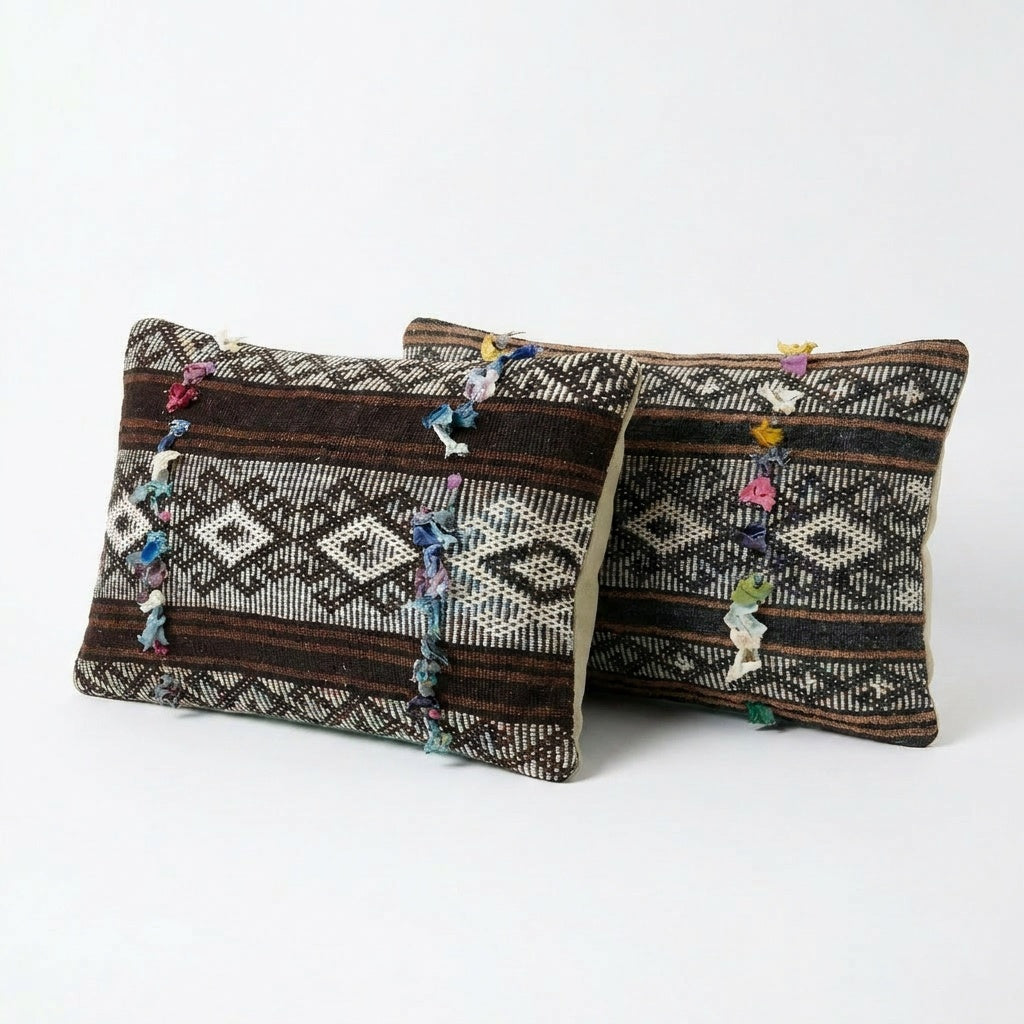 Kilim Kırlent Kılıfı 2'li Set 39 x 62 cm