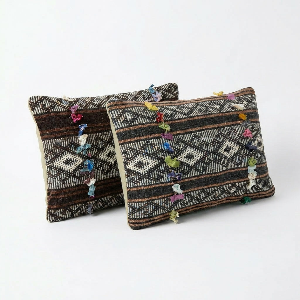 Kilim Kırlent Kılıfı 2'li Set 39 x 62 cm