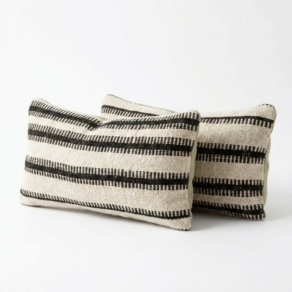 Kilim Kırlent Kılıfı 2'li Set 25 x 52 cm