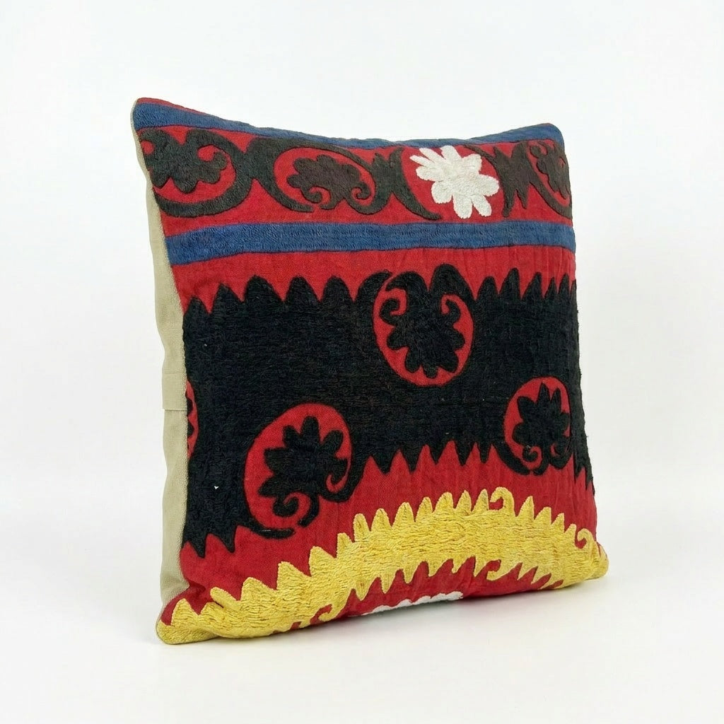 Suzani Kırlent Kılıfı 34 x 34 cm