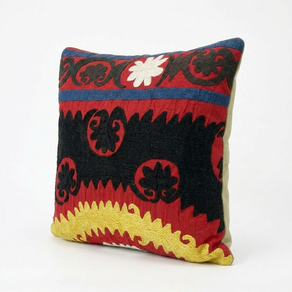 Suzani Kırlent Kılıfı 34 x 34 cm
