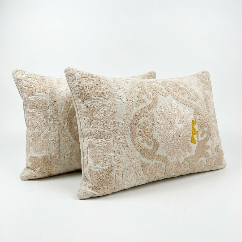Suzani Kırlent Kılıfı 2'li Set 40 x 63 cm