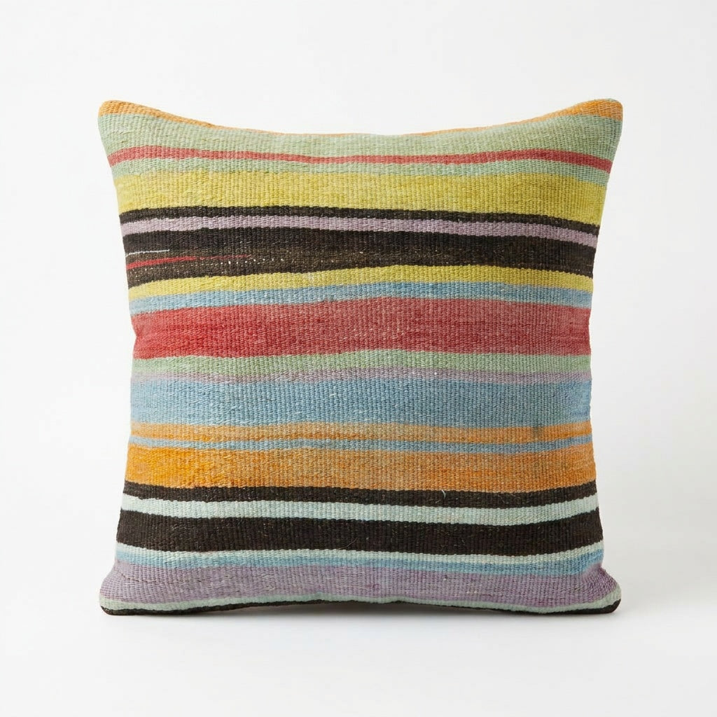 Türk Kilim Kırlent Kılıfı 40 x 40 cm